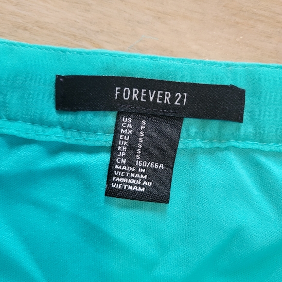 Forever 21 Chiffon Maxi Skirt Lined MininSkirt Size Small - Picture 3 of 5